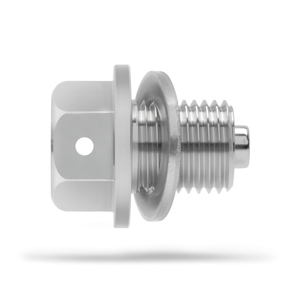 Suzuki Aerio Magnetic Oil Drain Plug - 2004-2007 - 2.3 Liter - 4 Cylinder - Made In USA - Stainless Steel - Part Number 09247-14044